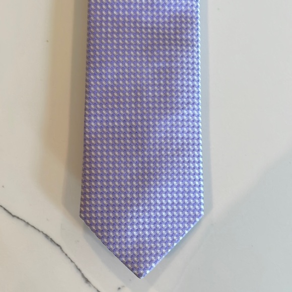 Hugo Boss - Boss - Mens Silk Tie - Lavender - Picture 2 of 4